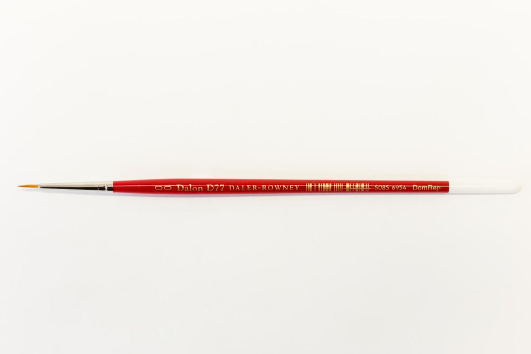 Daler Rowney - D77 Dalon Synthetic Round Brush - Size 0