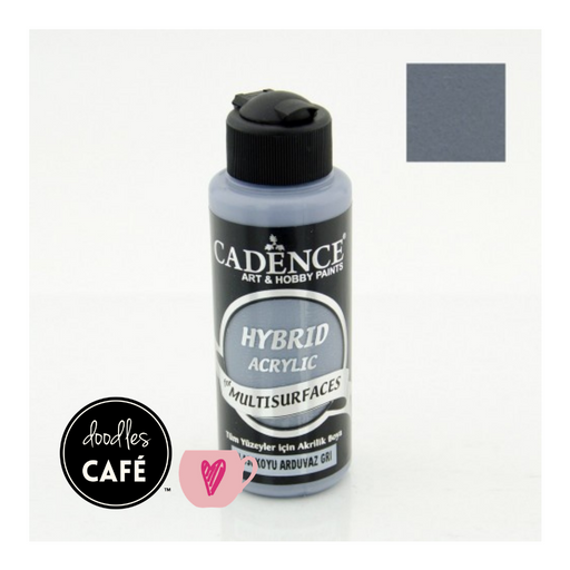 Cadence - Hybrid Acrylic Paint - Multi Surfaces & Leather - Dark Slate 70ml