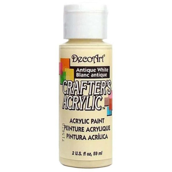 DecoArt - Crafter's Acrylic Paint - Light Antique White