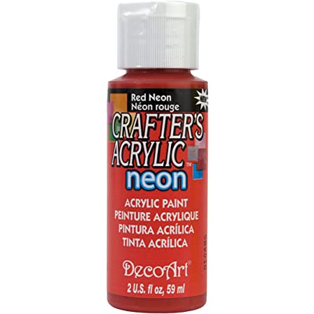 DecoArt - Crafter’s Acrylic Paint - Neon - Red