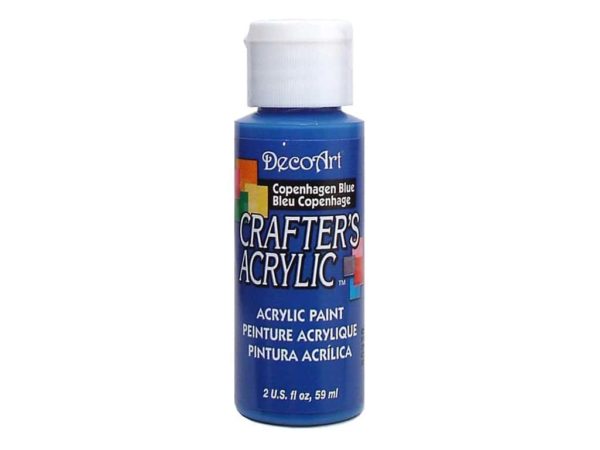 DecoArt - Crafter's Acrylic Paint - Copenhagen Blue