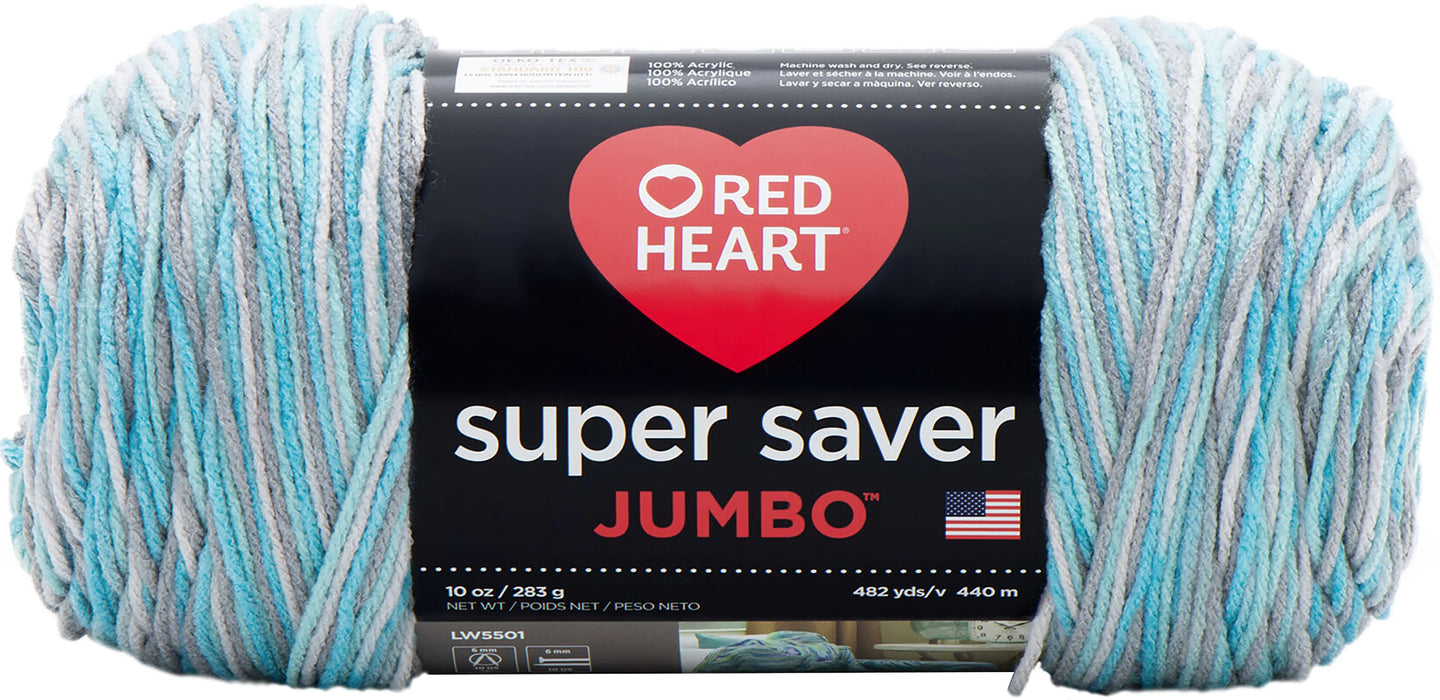 Red Heart Super Saver Jumbo Yarn-Icelandic