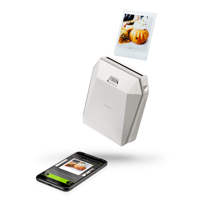 Fujifilm Instax Share Mobile Printer - White or Black (New SP-3 Model) + 10pk Film