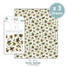 Craft Consortium - Decoupage Papers 13.75"X15.75" 3/Pkg - Christmas - Holly Sprigs