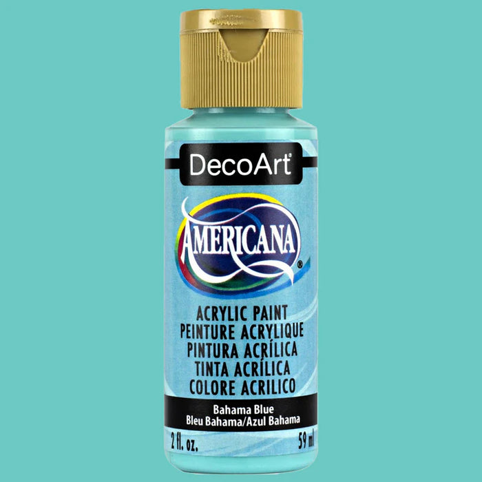 DecoArt - Americana Acrylic Paint 2oz - Bahama Blue
