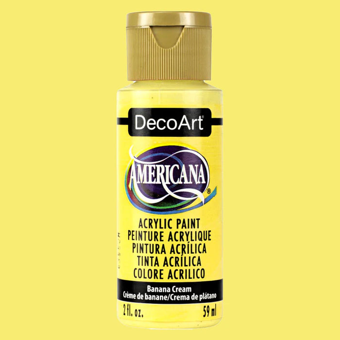 DecoArt - Americana Acrylic Paint 2oz - Banana Cream