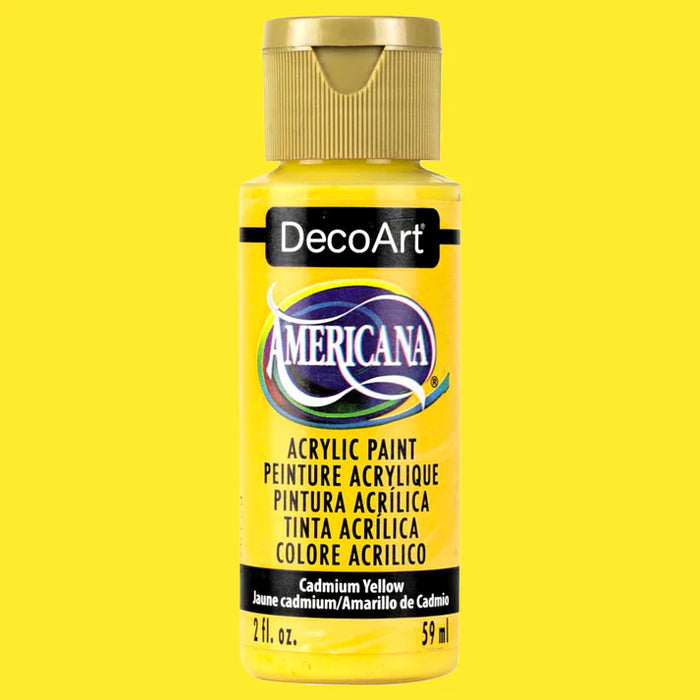 DecoArt - Americana Acrylic Paint 2oz - Cadmium Yellow