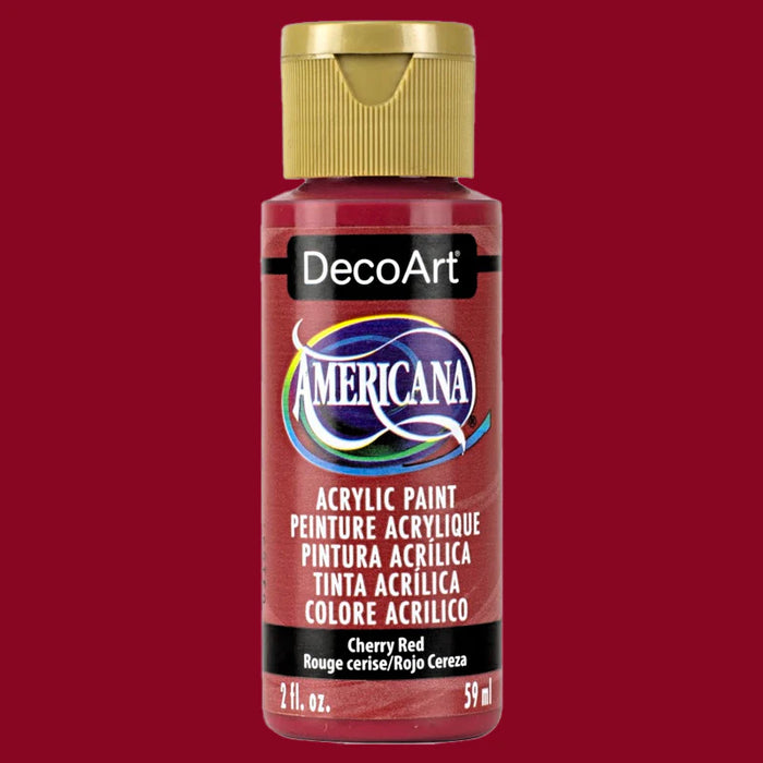 DecoArt - Americana Acrylic Paint 2oz - Cherry Red
