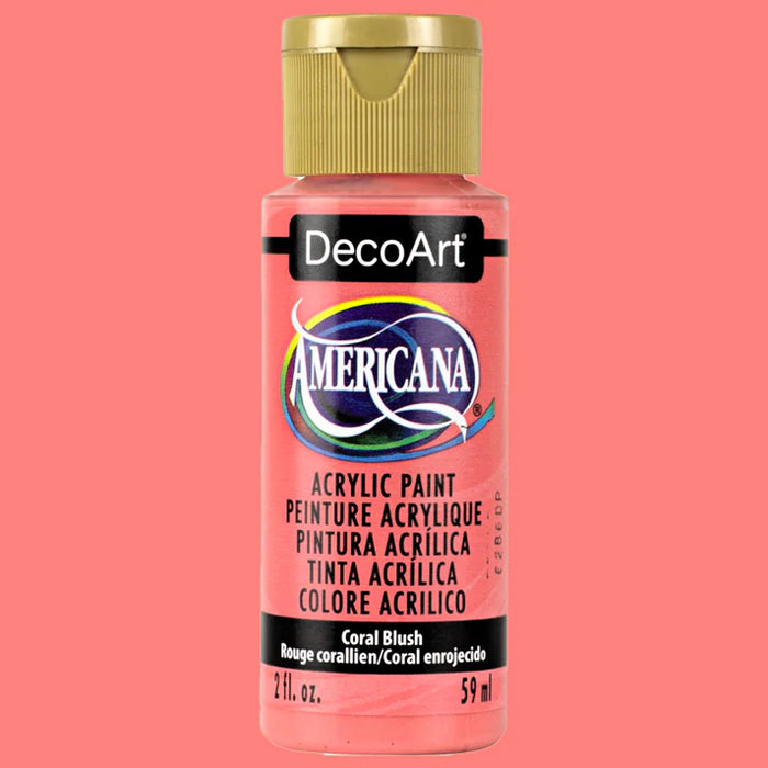 DecoArt - Americana Acrylic Paint 2oz - Coral Blush