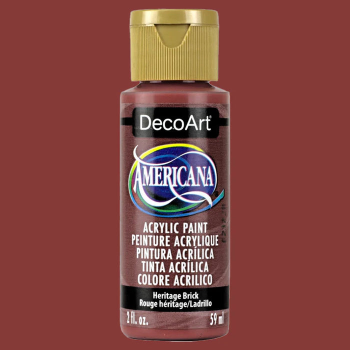 DecoArt - Americana Acrylic Paint 2oz - Heritage Brick