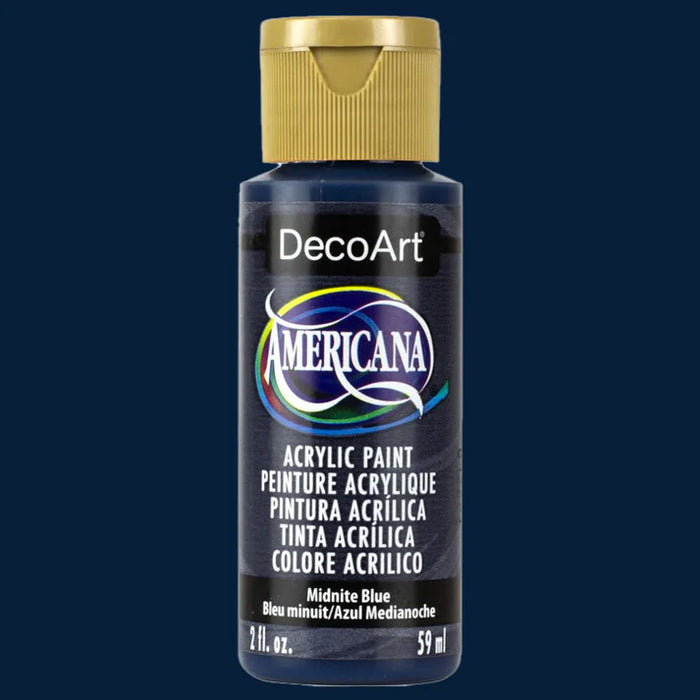 DecoArt - Americana Acrylic Paint 2oz - Midnite Blue 59ml