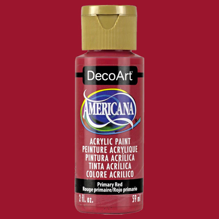DecoArt - Americana Acrylic Paint 2oz - Primary Red