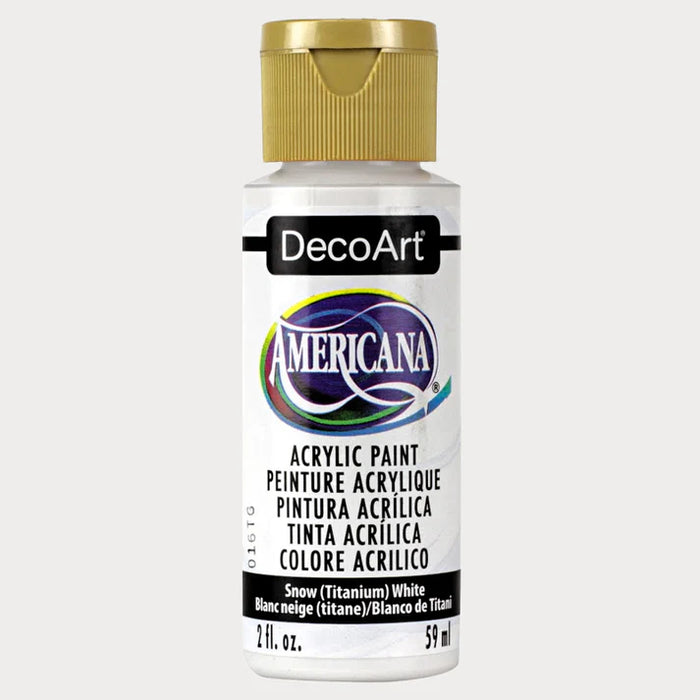 DecoArt - Americana Acrylic Paint 2oz - Snow White