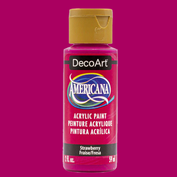 DecoArt - Americana Acrylic Paint 2oz - Strawberry