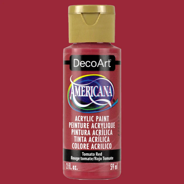 DecoArt - Americana Acrylic Paint 2oz - Tomato Red
