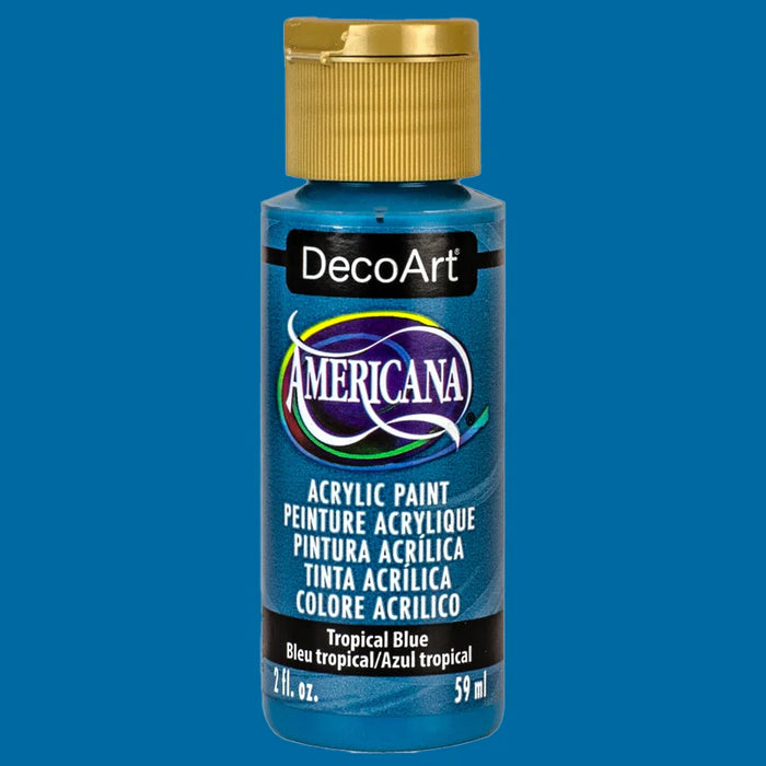 DecoArt - Americana Acrylic Paint 2oz - Tropical Blue