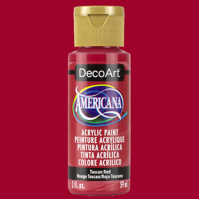 DecoArt - Americana Acrylic Paint 2oz - Tuscan Red