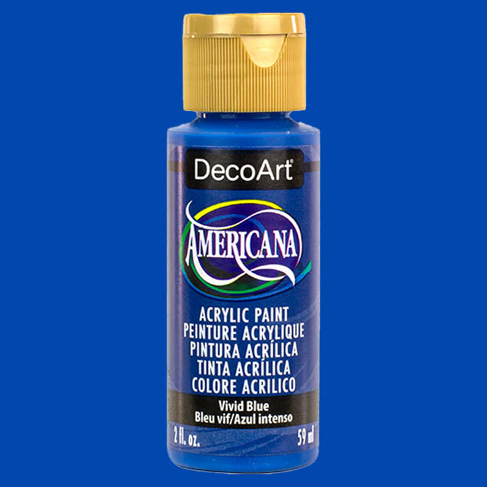 DecoArt - Americana Acrylic Paint 2oz - Vivid Blue