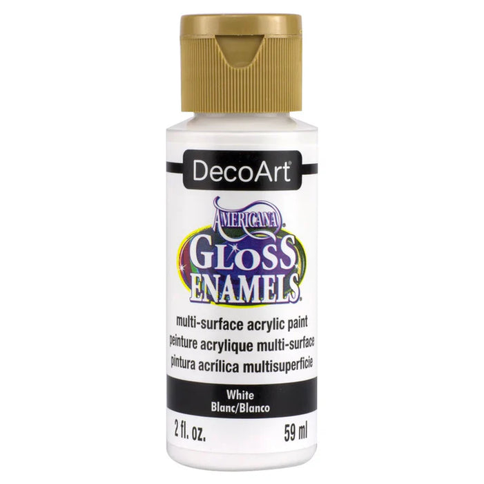 DecoArt - Gloss Enamels Acrylic Paint 2oz - White