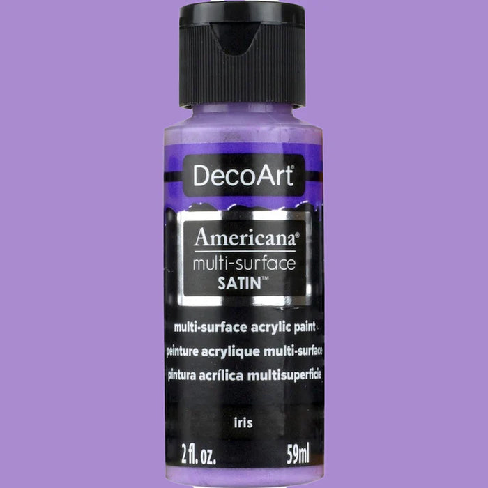 DecoArt - Multi-Surface Satin Acrylic Paint 2oz - Iris