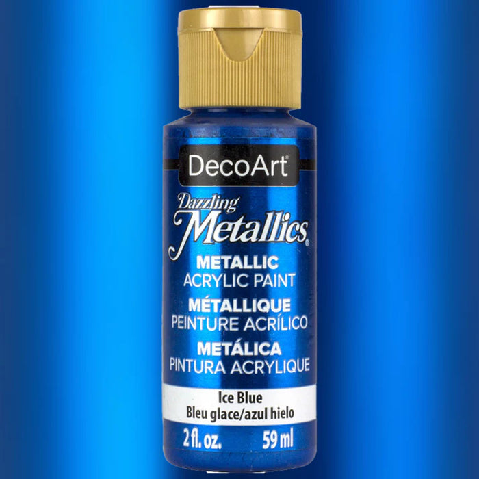 DecoArt - Dazzling Metallics Ice Blue 2oz