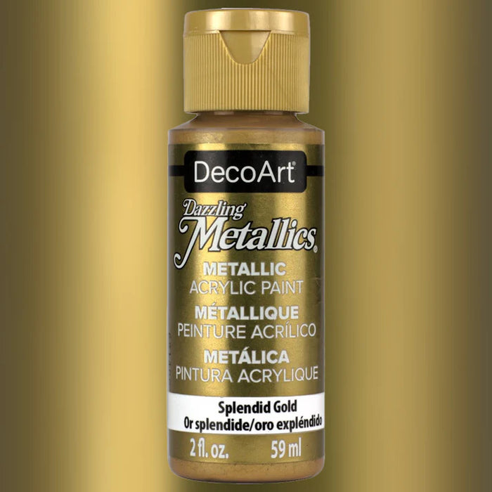 DecoArt dazzling metallics Splendid Gold