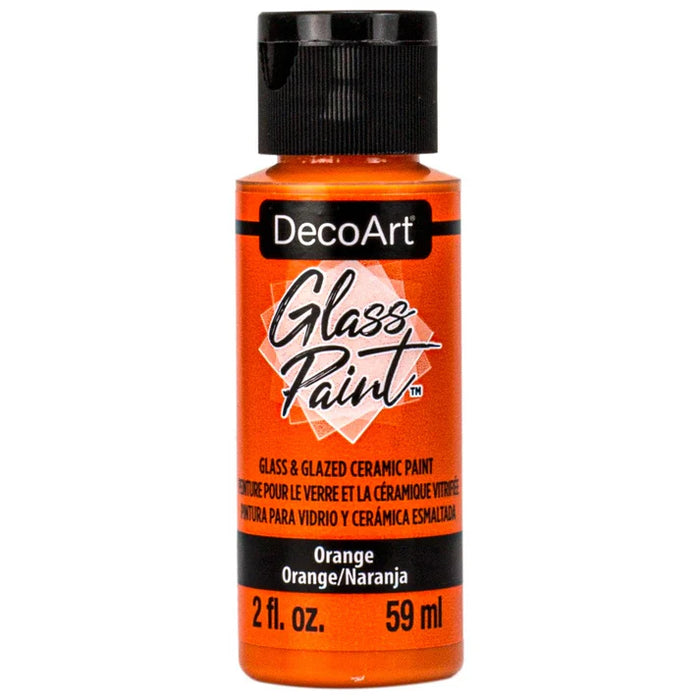 DecoArt Glass Paint 2oz-Orange