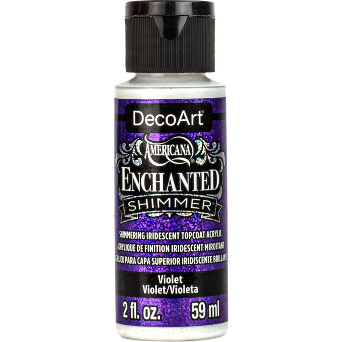 DecoArt - Americana Enchanted Shimmer - Violet - 2fl Oz - 59ml