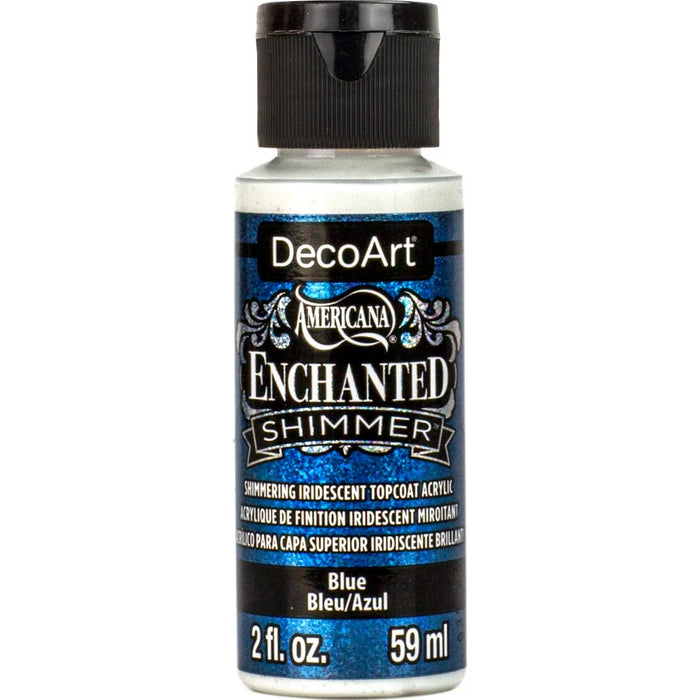 DecoArt - Americana Enchanted Shimmer - Blue - 2fl Oz - 59ml