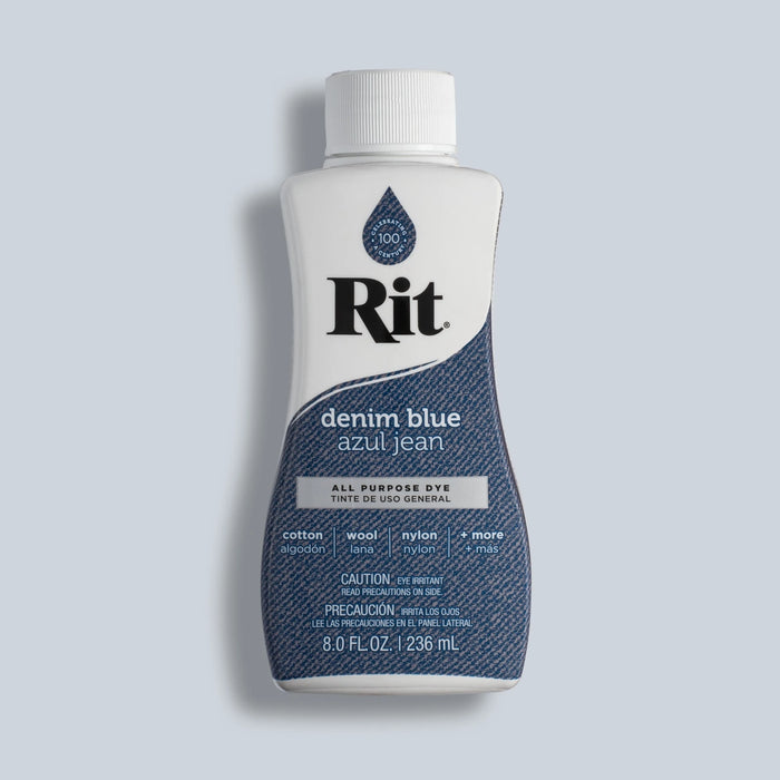 Rit Dye - All-Purpose Liquid 8oz - Denim Blue