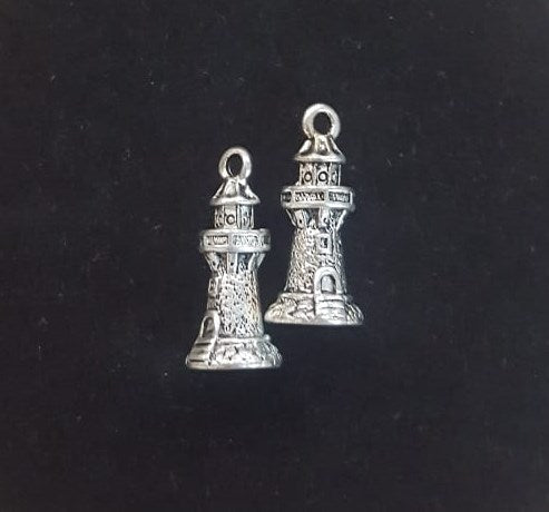 Fabscraps - Metal Charm - Lighthouse