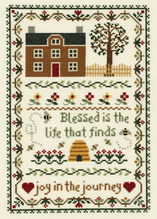 Janlynn Counted Cross Stitch Kit 7.75"X11.25"-Joy In The Journey (14 Count)