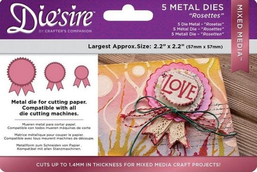 Crafter's Companion - Die'sire Mixed Media Dies - Rosettes