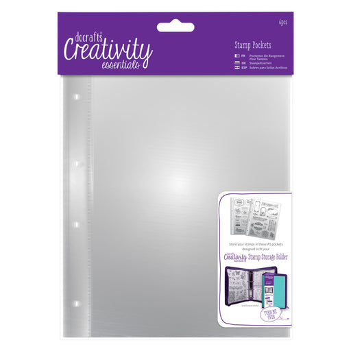 Docrafts - Creativity Essentials A5 Stamp Pockets 6/Pkg