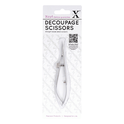 Xcut - Decoupage Scissors - Straight Tip