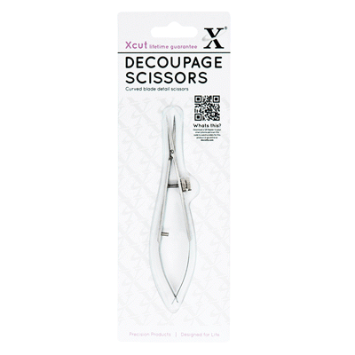 Xcut - Decoupage Scissors - Curved Tip