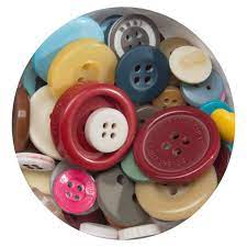 Dala - Assorted Acrylic - Buttons - 100gram
