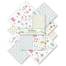 Dovecraft - Tea House - Glittered Decoupage Paper Pack - Sweet Tooth