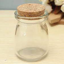 Crazy Crafts - Mini Glass Storage Bottles - With Cork - 20ml (3pieces)