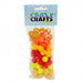 Crazy Crafts - Pom Poms - Orange - Red & Yellow - 25mm (14pc)