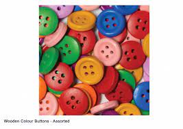Dala - Coloured Wooden Buttons