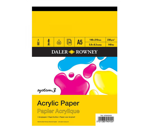 Daler-Rowney - System 3 - Acrylic Pad A5