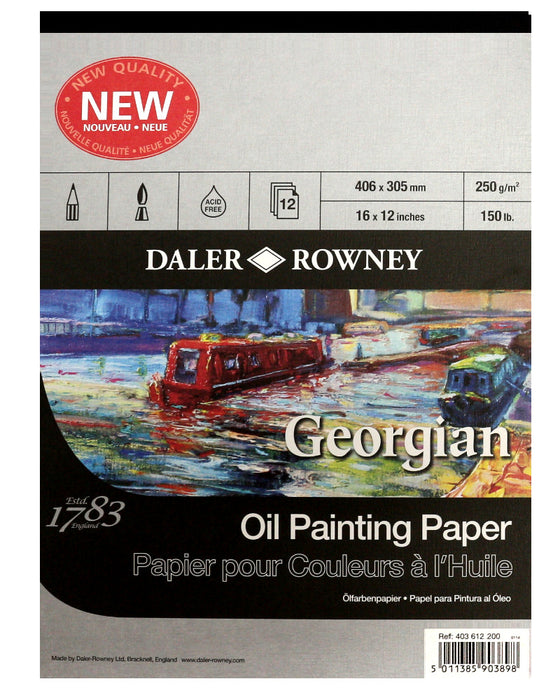 Daler-Rowney - Georgian - Oil Painting Paper - 355x254mm