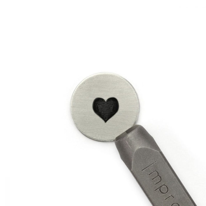 ImpressArt - Signature Metal Stamp - Design Heart - 6mm