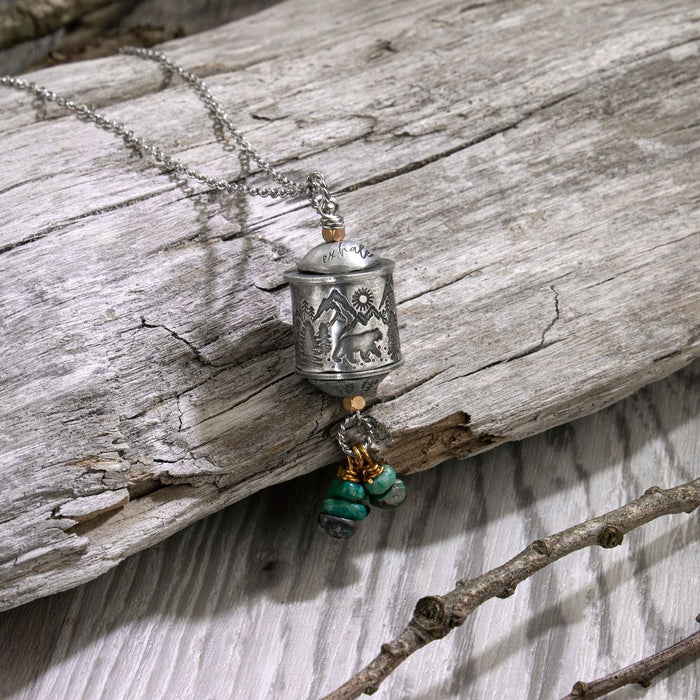 Log Cabin Signature Design Stamp, 6mm