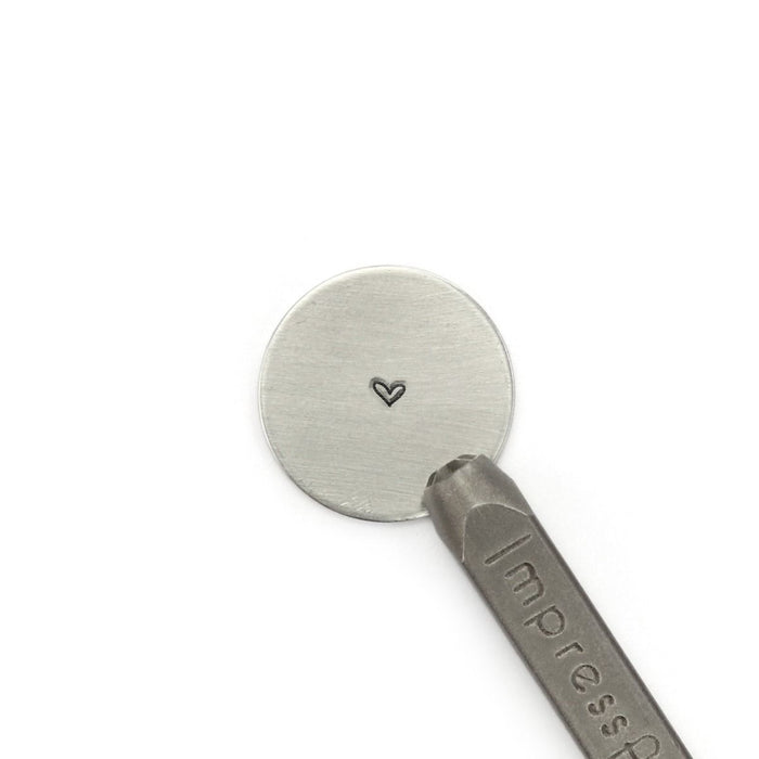 ImpressArt - Signature Metal Stamp - Whimsy Heart - 3mm