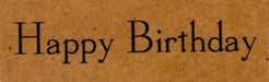 Oricraft - Wood Stamps - Happy Birthday