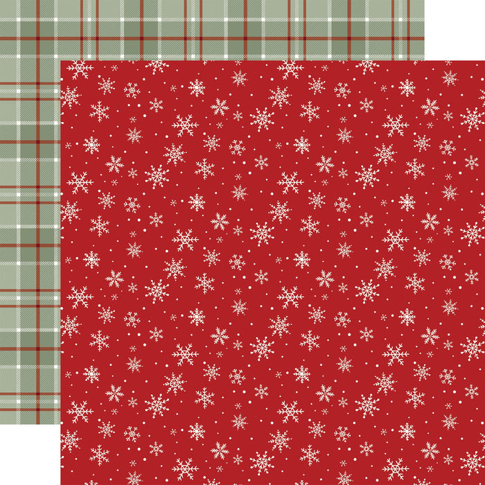 Christmas Time Double-Sided Cardstock 12"X12"-Snowflakes Falling