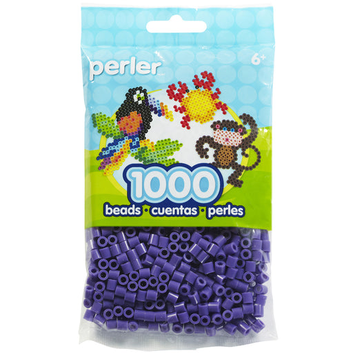 Perler Beads 1,000/Pkg-Purple