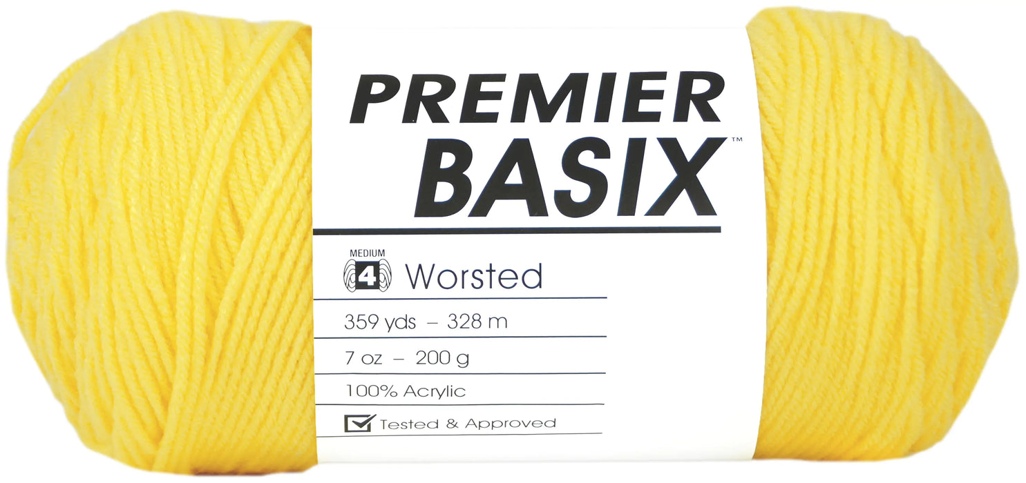 Premier Basix Yarn-Lemon